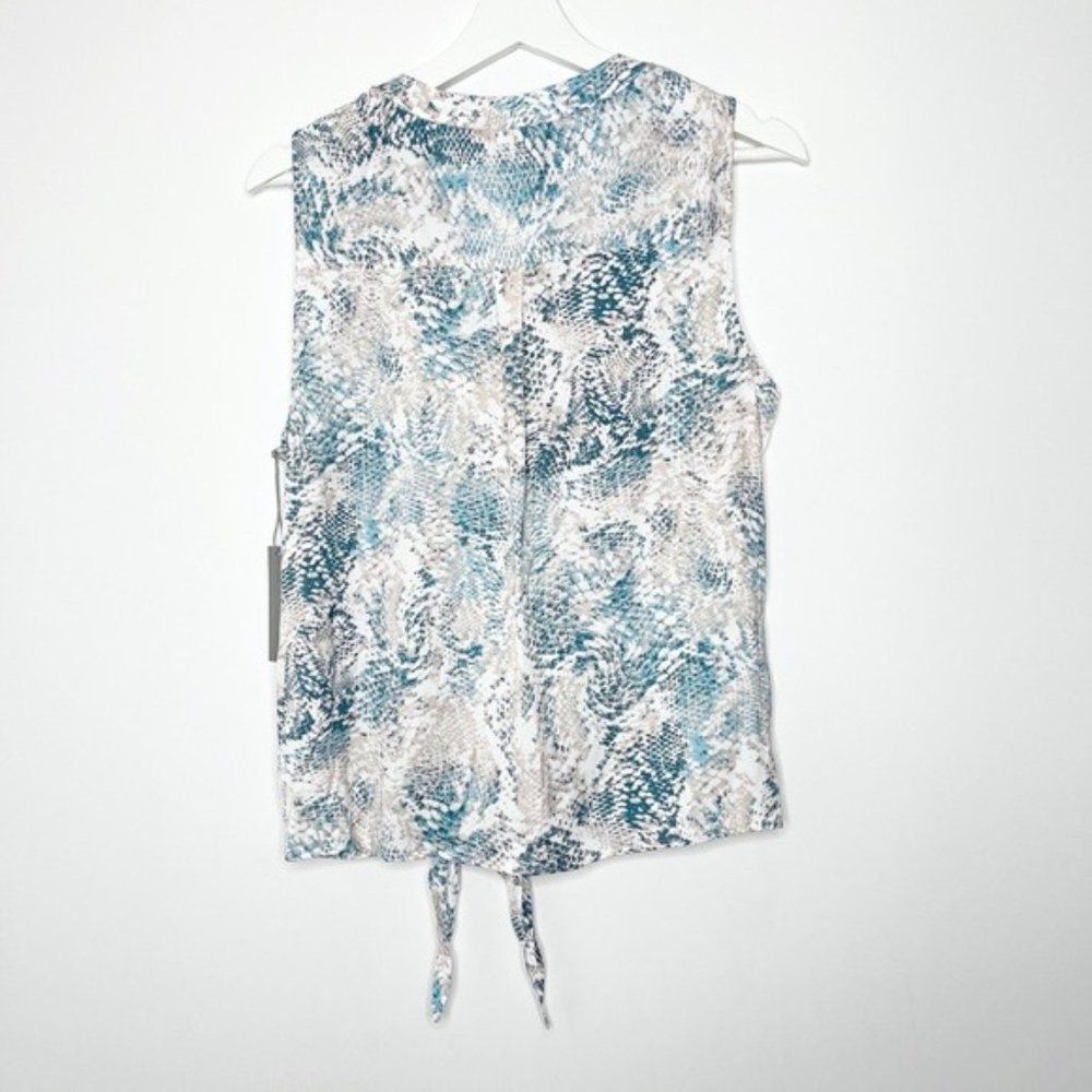 TART Liya Python Print Tie Front Blouse NWT - image 7